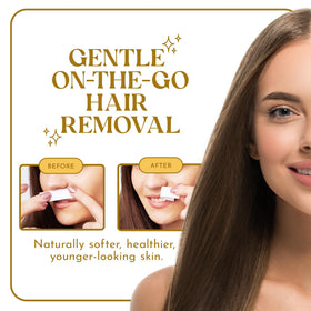 MOOM chin hair removal for gentle facial grooming.