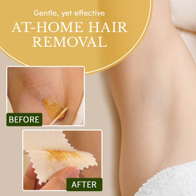 MOOM Underarm waxing scene with clean, smooth skin.