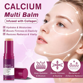 MOOMARTO Calcium Balm Stick targets eyes, lips, and neck for compact skincare.