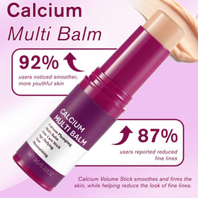 MOOMARTO Calcium Balm Stick on-the-go travel scene emphasizes portability.
