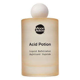 Moon Juice Acid Potion bottle showcasing a hydrating exfoliant for smoother skin