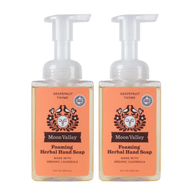 Moon Valley Organics Grapefruit Thyme bottle front view showing refreshing aroma for gentle cleansing.