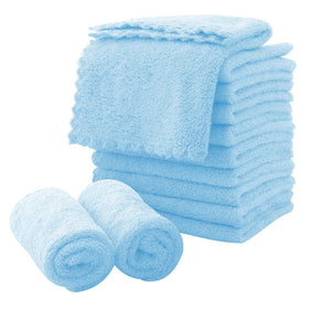 MOONQUEEN aquamarine microfiber face cloth for gentle makeup removal.