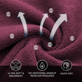 Moonqueen colorful face towels add style with gentle cleansing