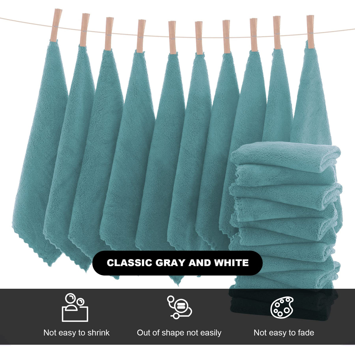 MOONQUEEN fast-dry fabric demonstrates rapid drying after use