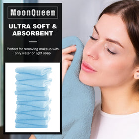 MOONQUEEN fast-drying washcloth ideal for quick travel touch-ups.