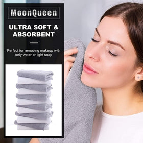 MoonQueen close-up of plush microfiber texture for soft cleansing