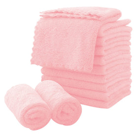 MOONQUEEN microfiber facial cloths pink pack for gentle makeup removal with only water