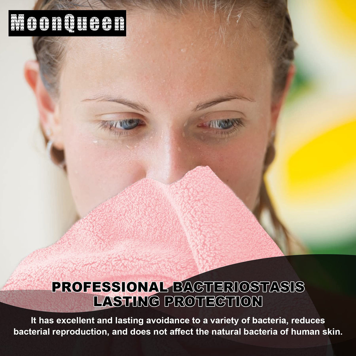 MOONQUEEN quick-dry fabric stays fresh between uses