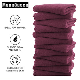 Moonqueen travel-friendly face towels fit in cosmetic bags