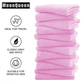 MOONQUEEN travel-friendly washcloths compact for quick touch-ups on the go.