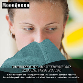 MOONQUEEN travel-ready cloth fits in a cosmetic bag