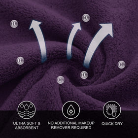 MOONQUEEN travel-ready washcloths in a bag for skincare on the go.