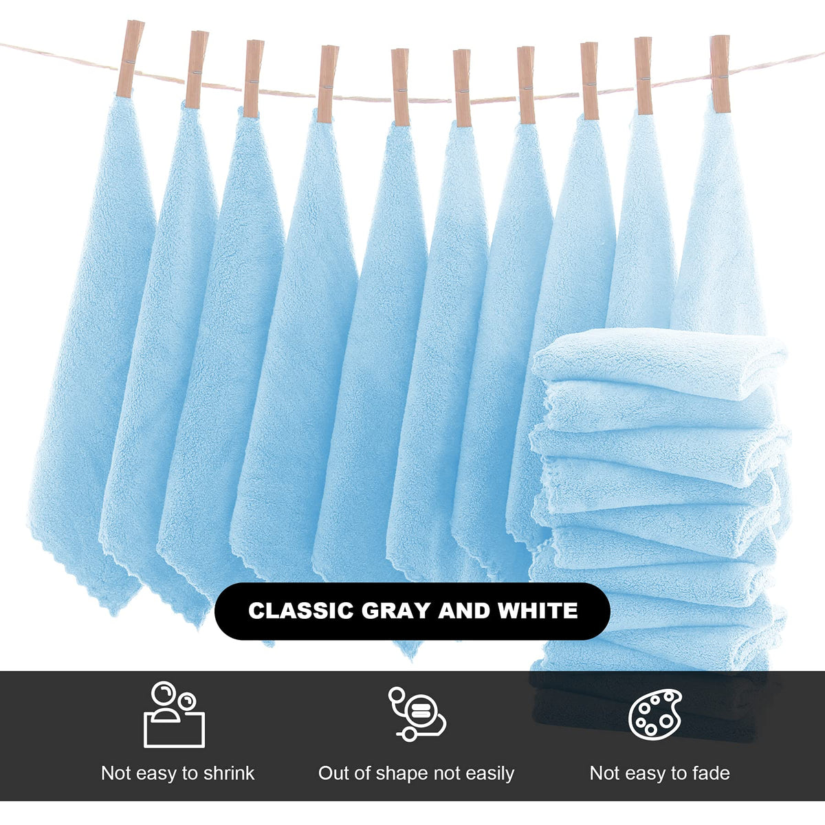MOONQUEEN ultra-soft absorbent cloth for water-only cleansing.