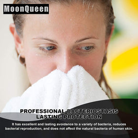 MoonQueen white-grey two-tone towels bundle for versatile cleansing and makeup removal