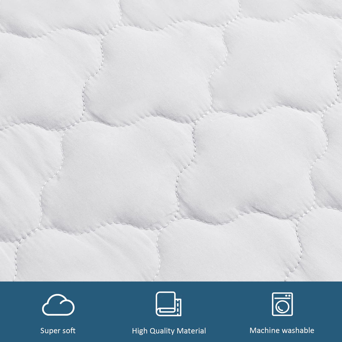 Moonsea elastic-band-stays-in-place ensures secure fit on standard tables