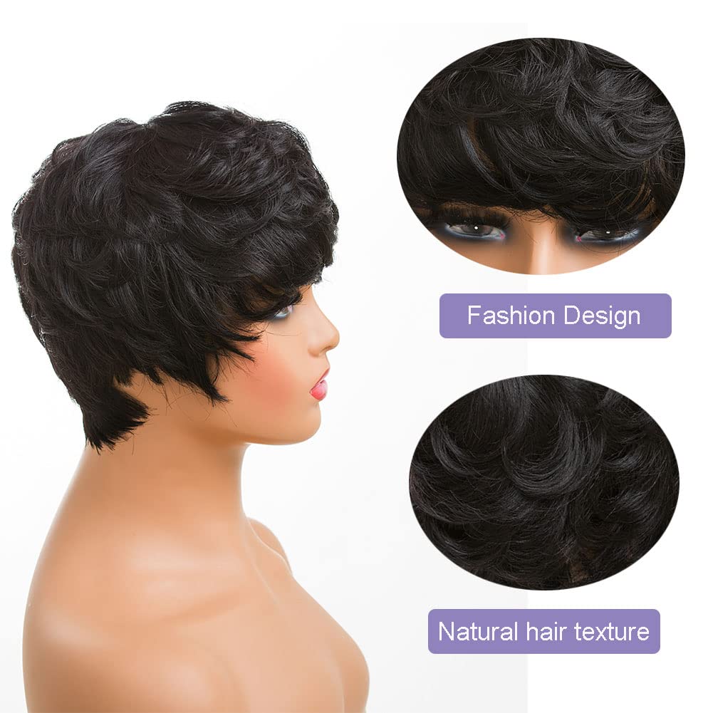 Moonshow wig with elastic lace cap for comfortable all-day wear.
