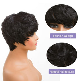 Moonshow wig with elastic lace cap for comfortable all-day wear.