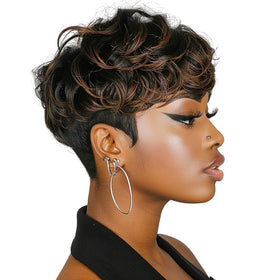 Moonshow packaging includes wig cap and razor comb for styling.