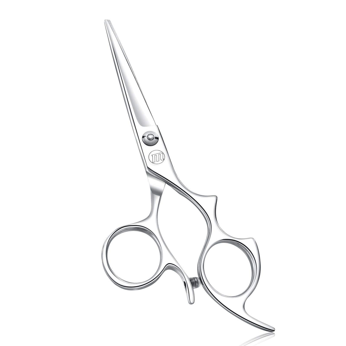 Moontay 6-inch hair cutting shears with large finger holes for comfortable grip and control.