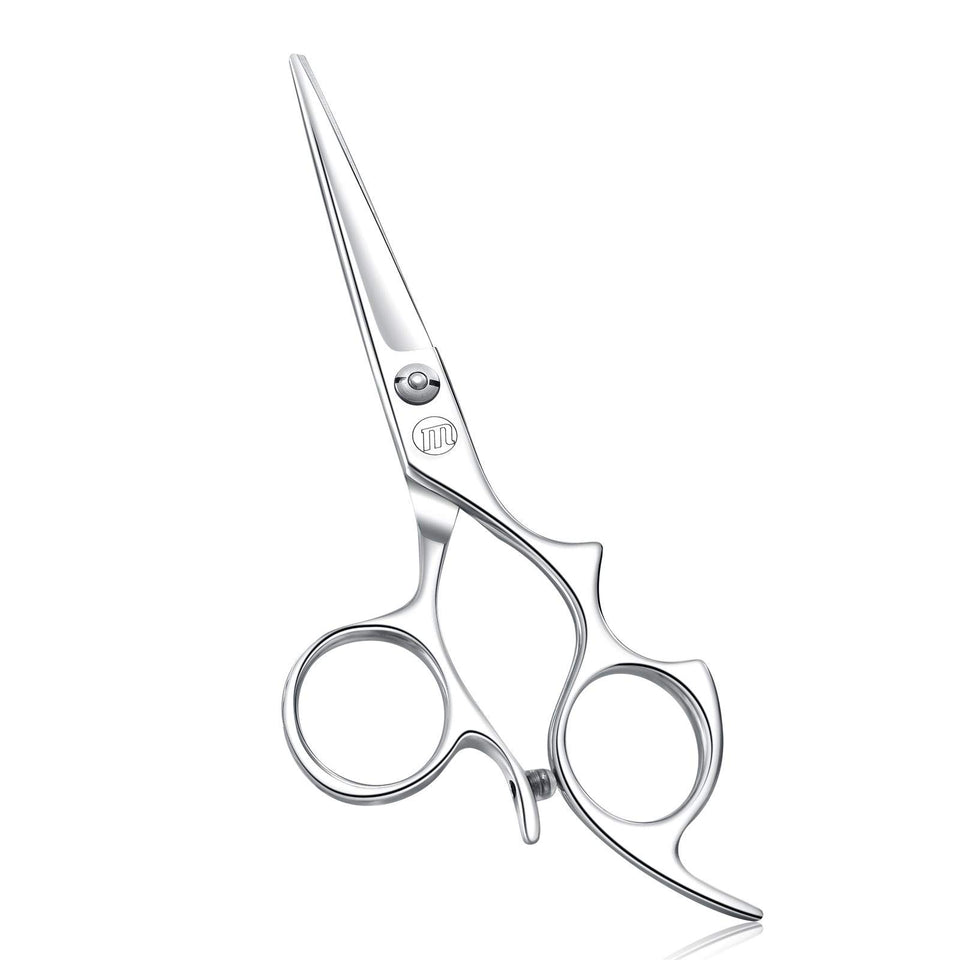 Moontay 6-inch hair cutting shears with large finger holes for comfortable grip and control.