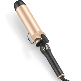 Mooqlizz professional curling iron with a 2-inch barrel for loose waves and fast styling