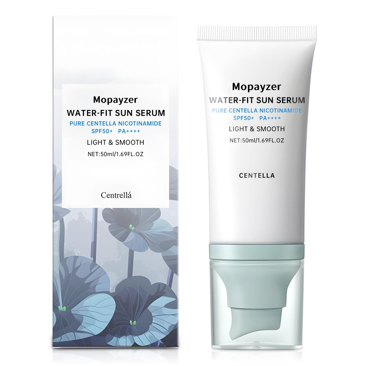 Mopayzer Centella Sunscreen SPF 50 oil-free formula for breathable protection