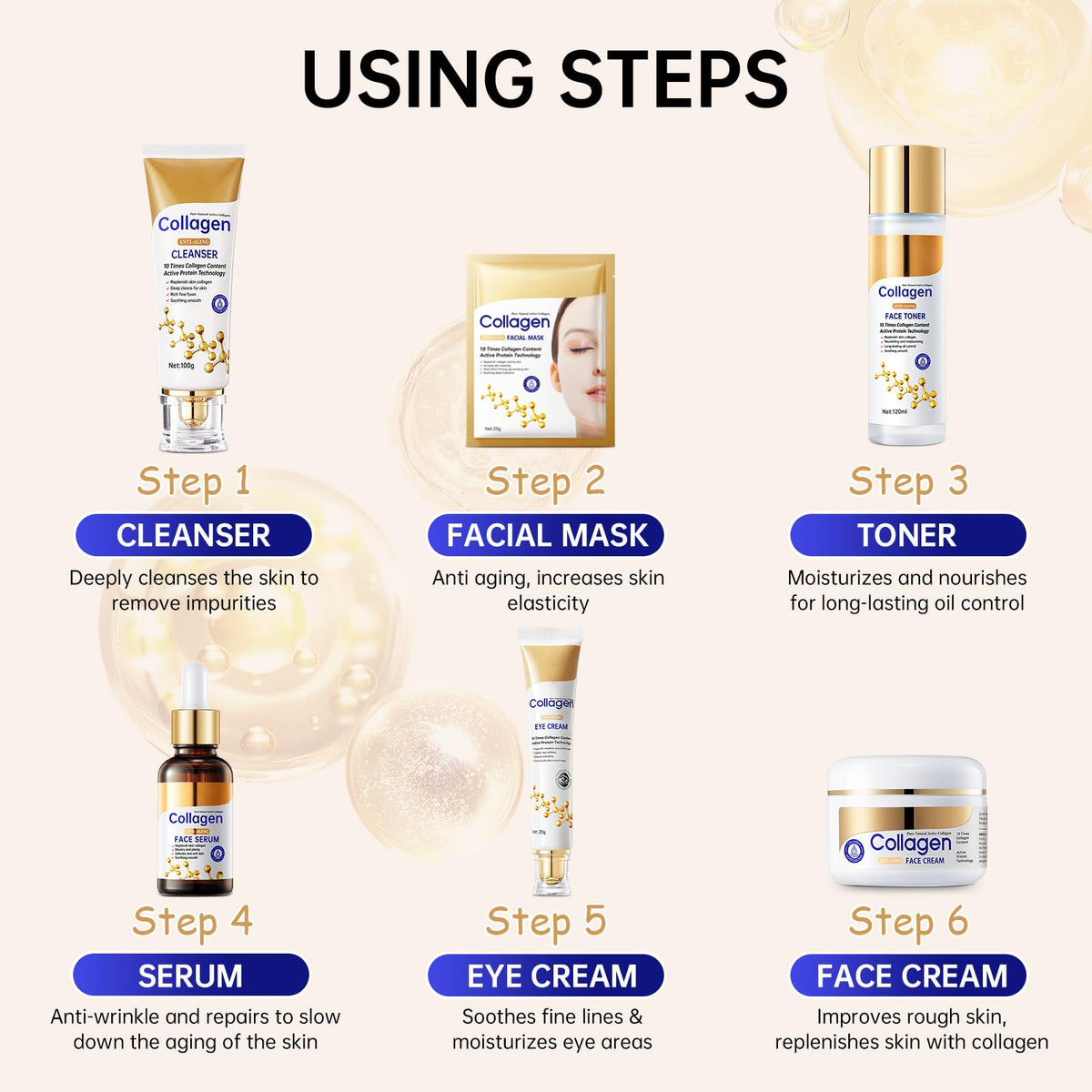 Mopayzer facial mask pack 1 for intensive hydration.
