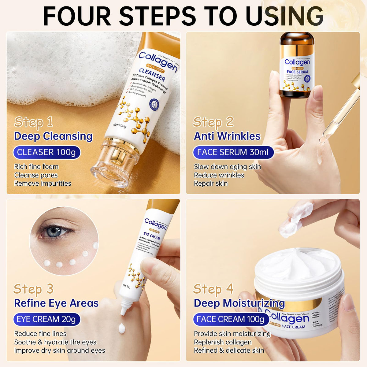 Mopayzer facial cleanser foaming lather for gentle cleansing.