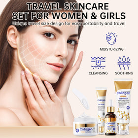 Mopayzer travel skincare kit compact, ideal for trips and weekends.