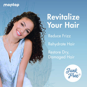 Botanically infused MopTop ingredients like aloe for shine.