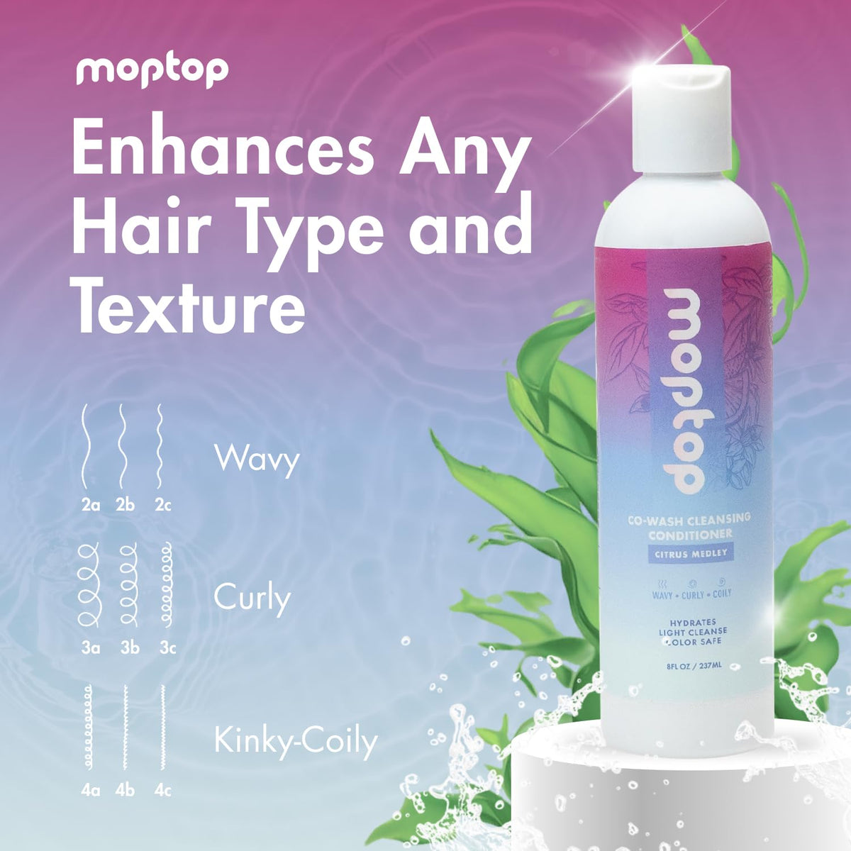 Honey and aloe nourish the scalp during a refreshing wash.