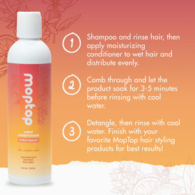 MopTop Citrus Medley label highlights fresh, uplifting scent