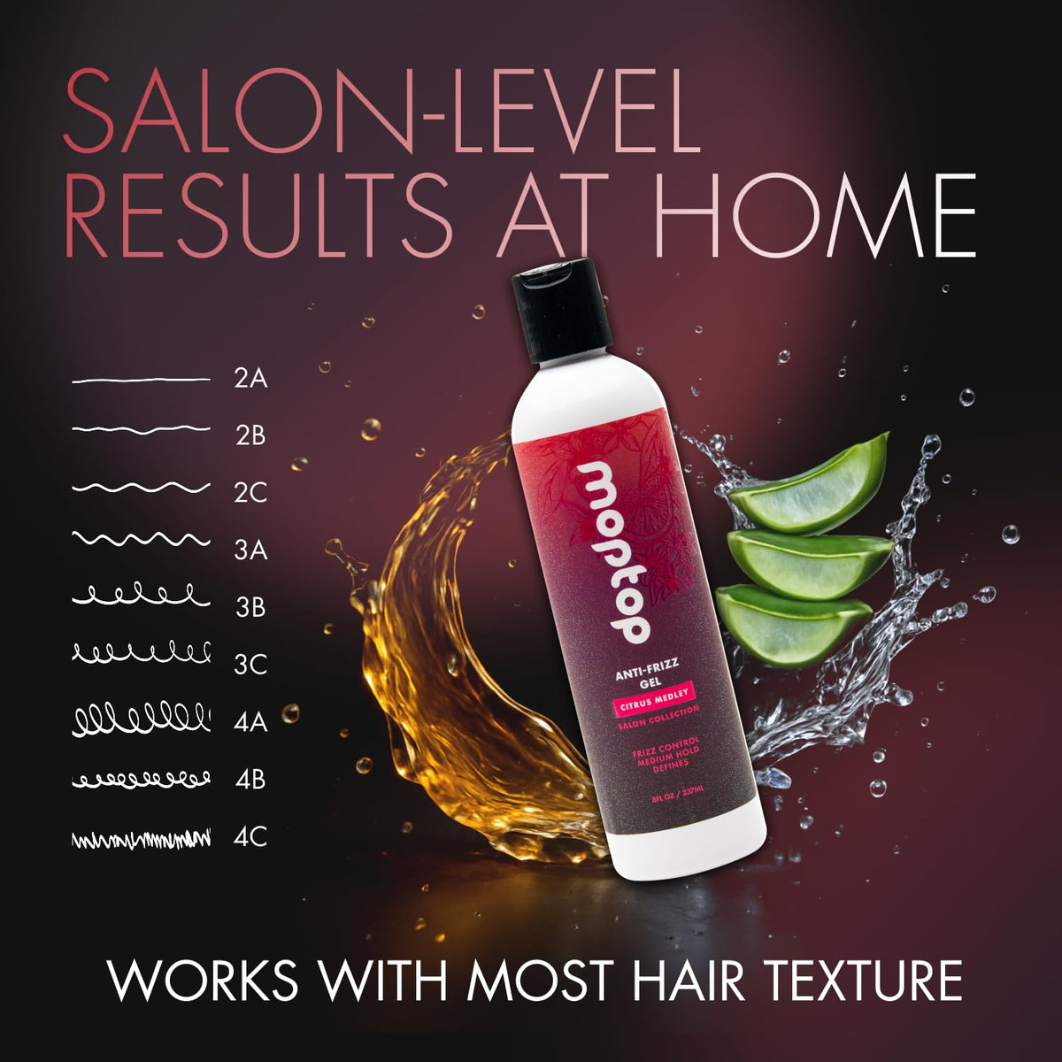 MopTop Citrus Medley curls-definition image highlights shaping waves and coils with shine