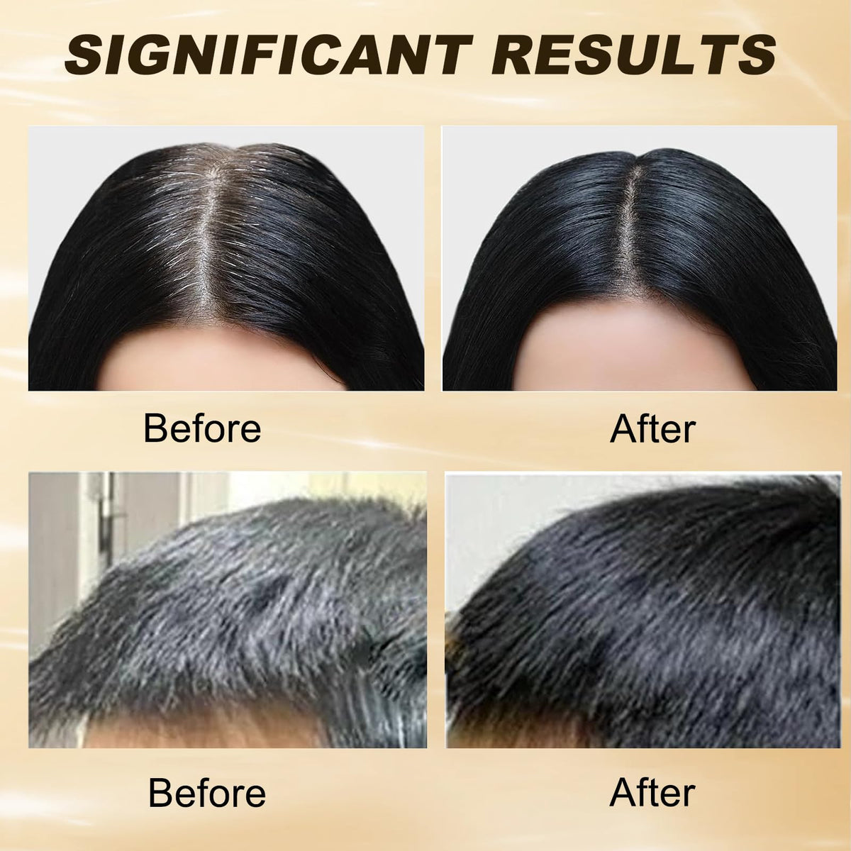 MoraZoge Gray Hair Reverse Bar Soap leaves shiny, smooth hair after use.