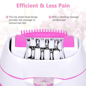 Morbex Green Epilator with LED light highlights safe, detailed facial depilation.