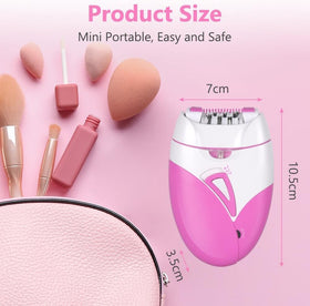 Morbex Green Epilator packaging includes cleaning brush and charging cable.