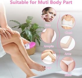 Morbex Green Epilator USB rechargeable, cordless for travel-ready use.