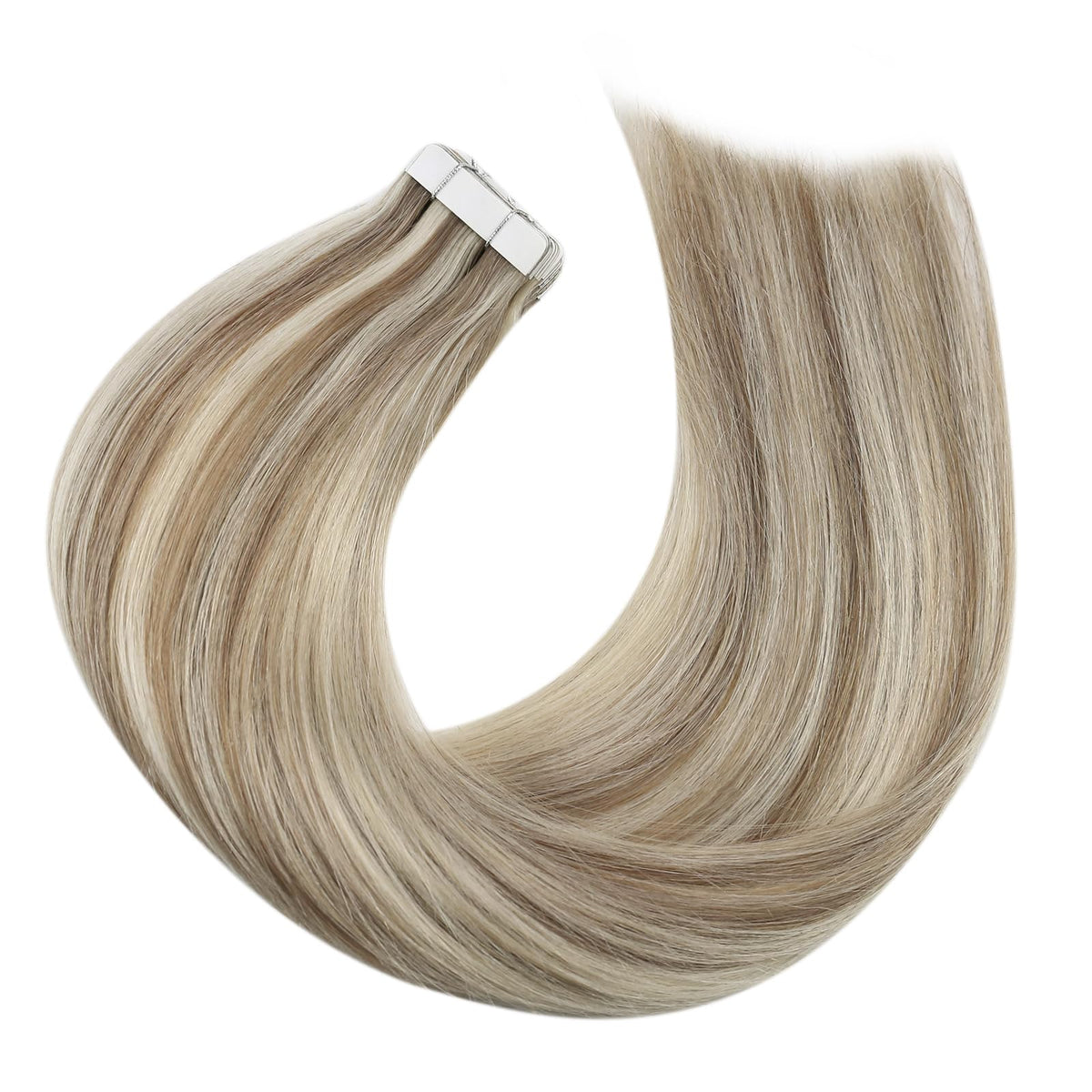 Moresoo Blonde Tape-in Extensions volumizing effect for thinning hair