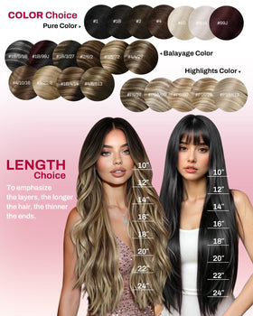 Moresoo clip-ins full-head set for 18-inch length and natural volume.