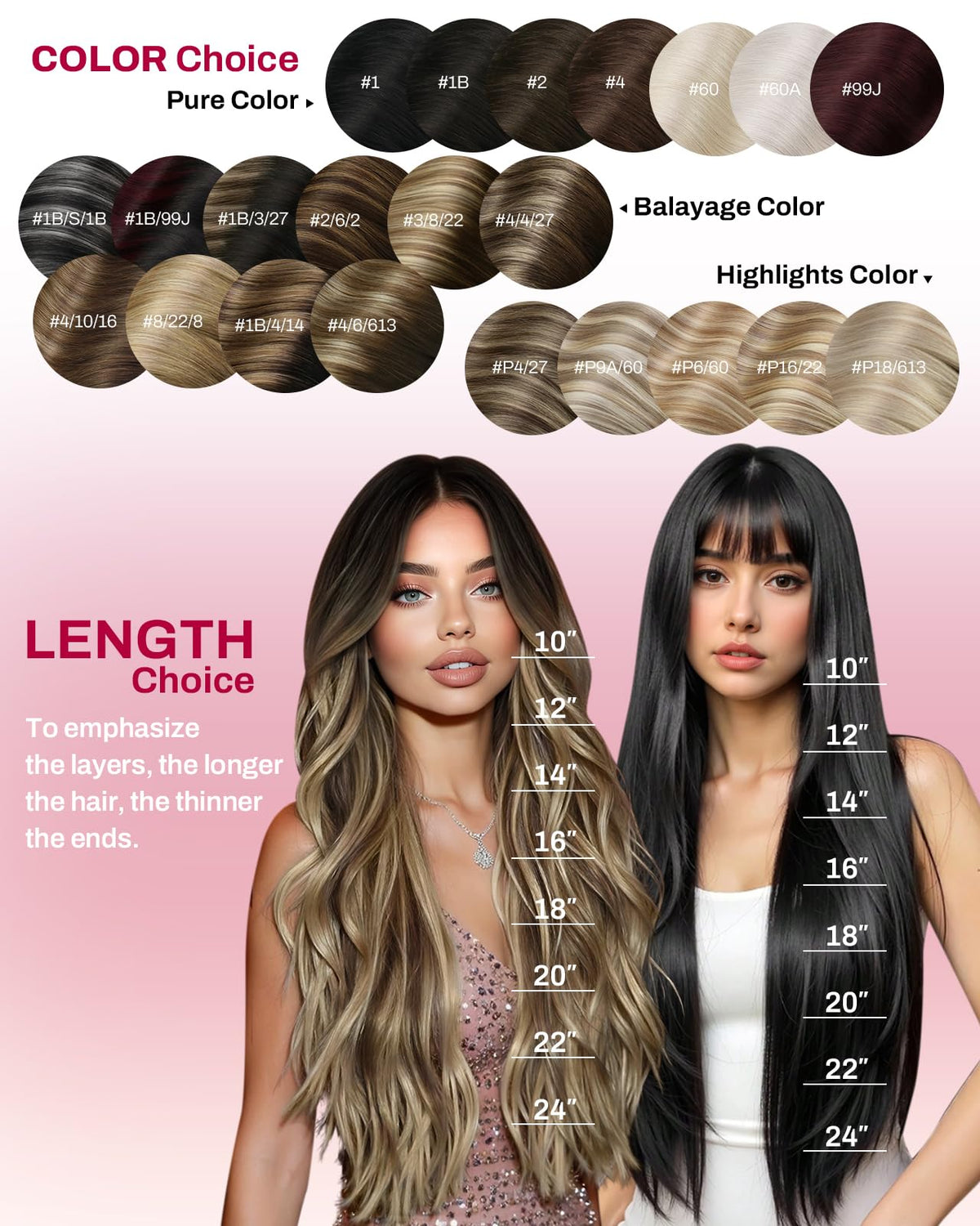 Moresoo extensions on model demonstrate natural blend with real hair