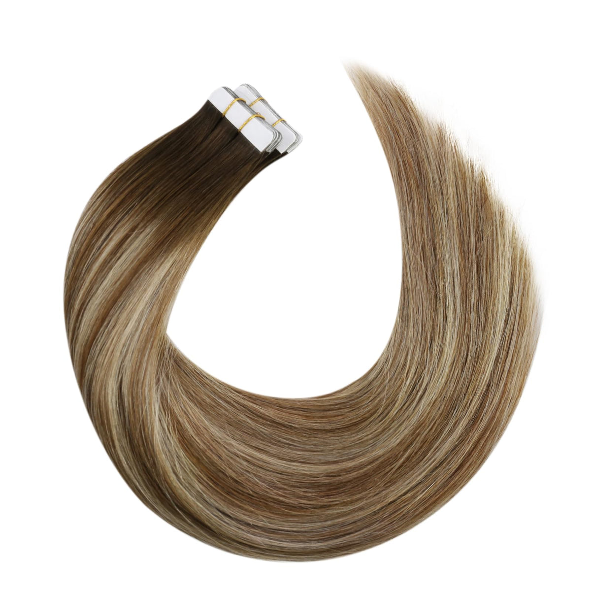 Moresoo full-head application guide preview with 50g packs and 20 inch length.