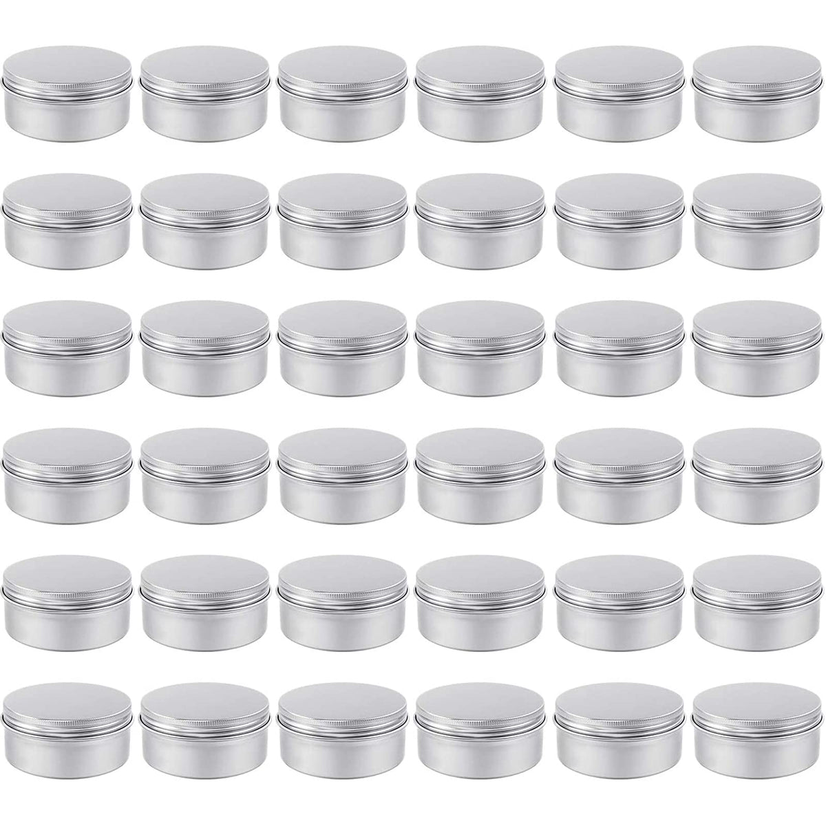 Moretoes 36pcs tin set with screw lids for easy storage and portability.