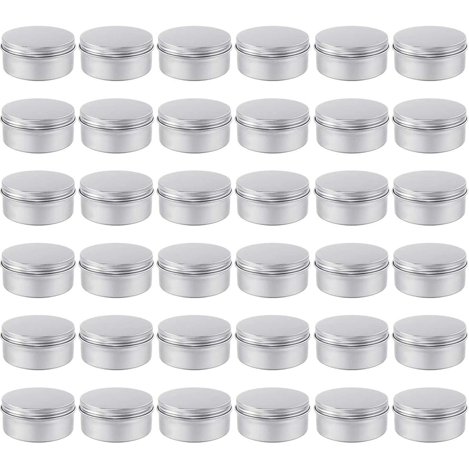 Moretoes 36pcs tin set with screw lids for easy storage and portability.