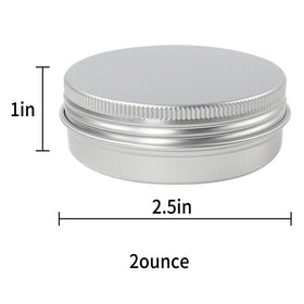 Moretoes aluminum tin silver container for lightweight, durable storage.