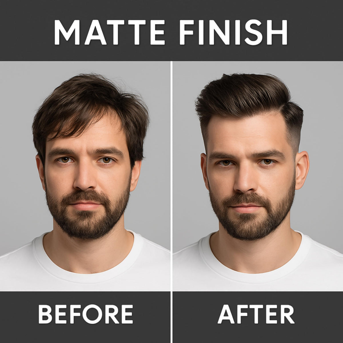 Morfose Barber Wax matte hold delivers a structured, non-greasy finish.