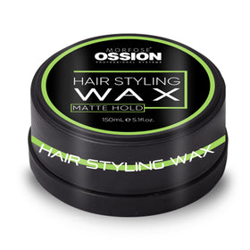 Morfose Barber Wax packaging offers compact storage for on-the-go styling.