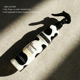 Morfose detangle-ease application shows smoother combing and reduced pulling.