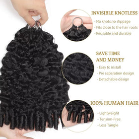 Morgenstar Feather Crochet Hair 150g bundle offers balanced fullness