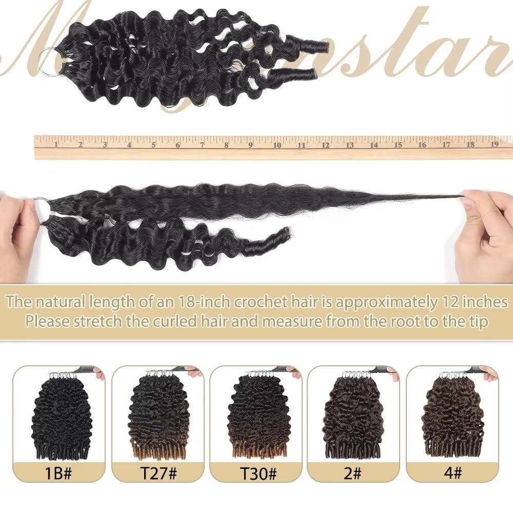 Morgenstar Feather Crochet Hair pre-separated for quick beginner-friendly install